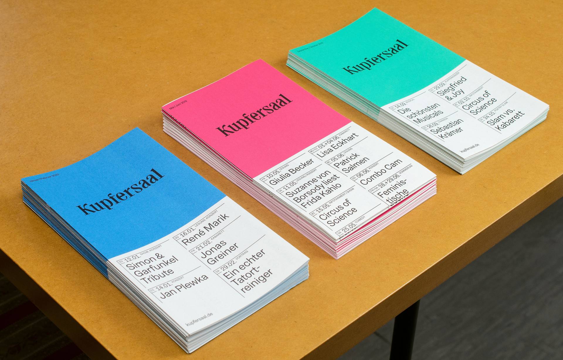 Visuelle Identität für den Kupfersaal in Leipzig