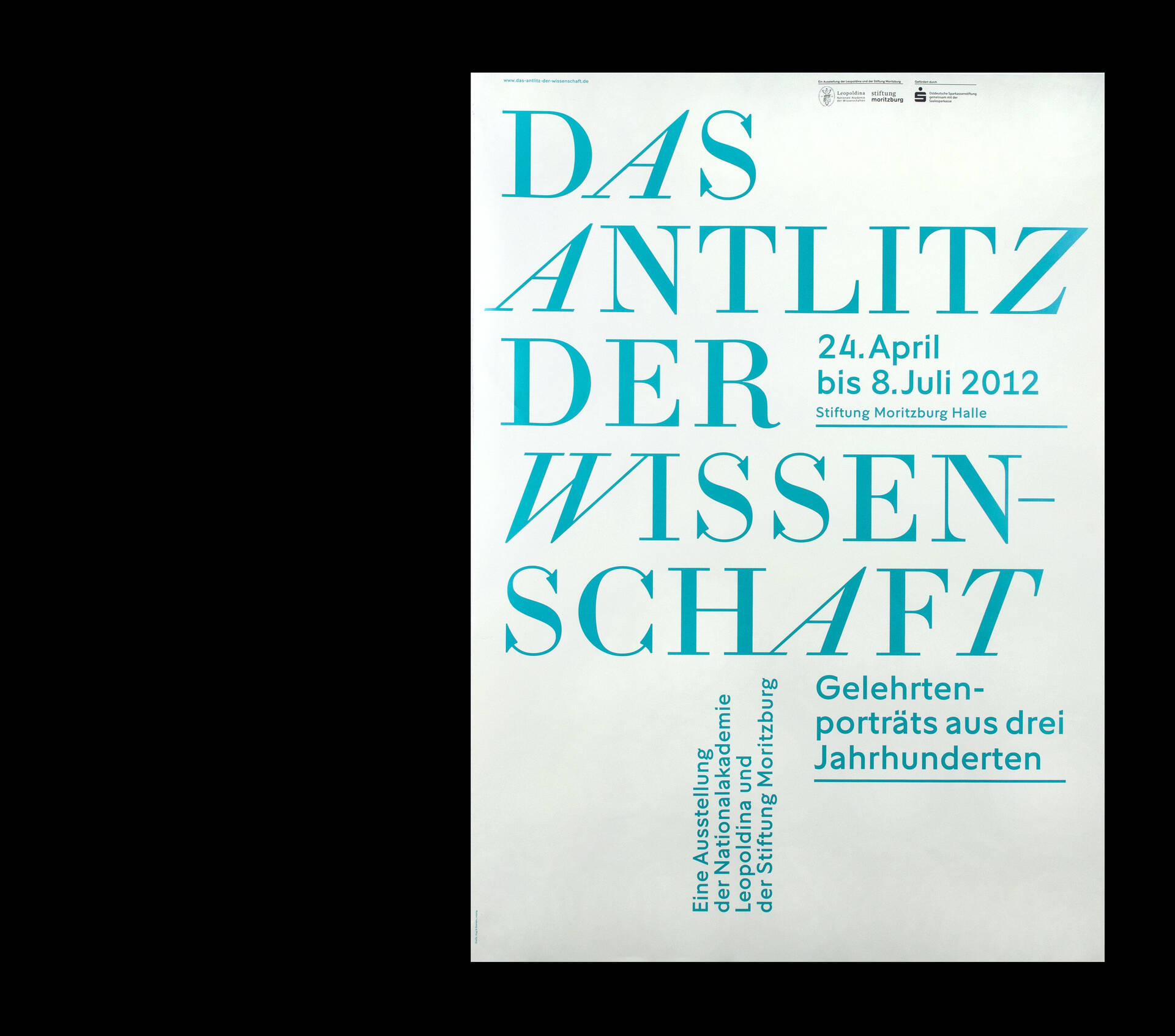 Visuelle Identit&auml;t zur Ausstellung &raquo;Das Antlitz der Wissenschaft&laquo; f&uuml;r die Leopoldina &ndash; Nationale Akademie der Wissenschaften, Halle