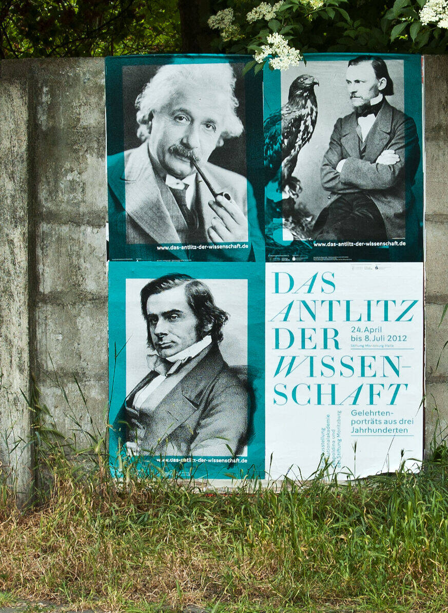 Visuelle Identit&auml;t zur Ausstellung &raquo;Das Antlitz der Wissenschaft&laquo; f&uuml;r die Leopoldina &ndash; Nationale Akademie der Wissenschaften, Halle