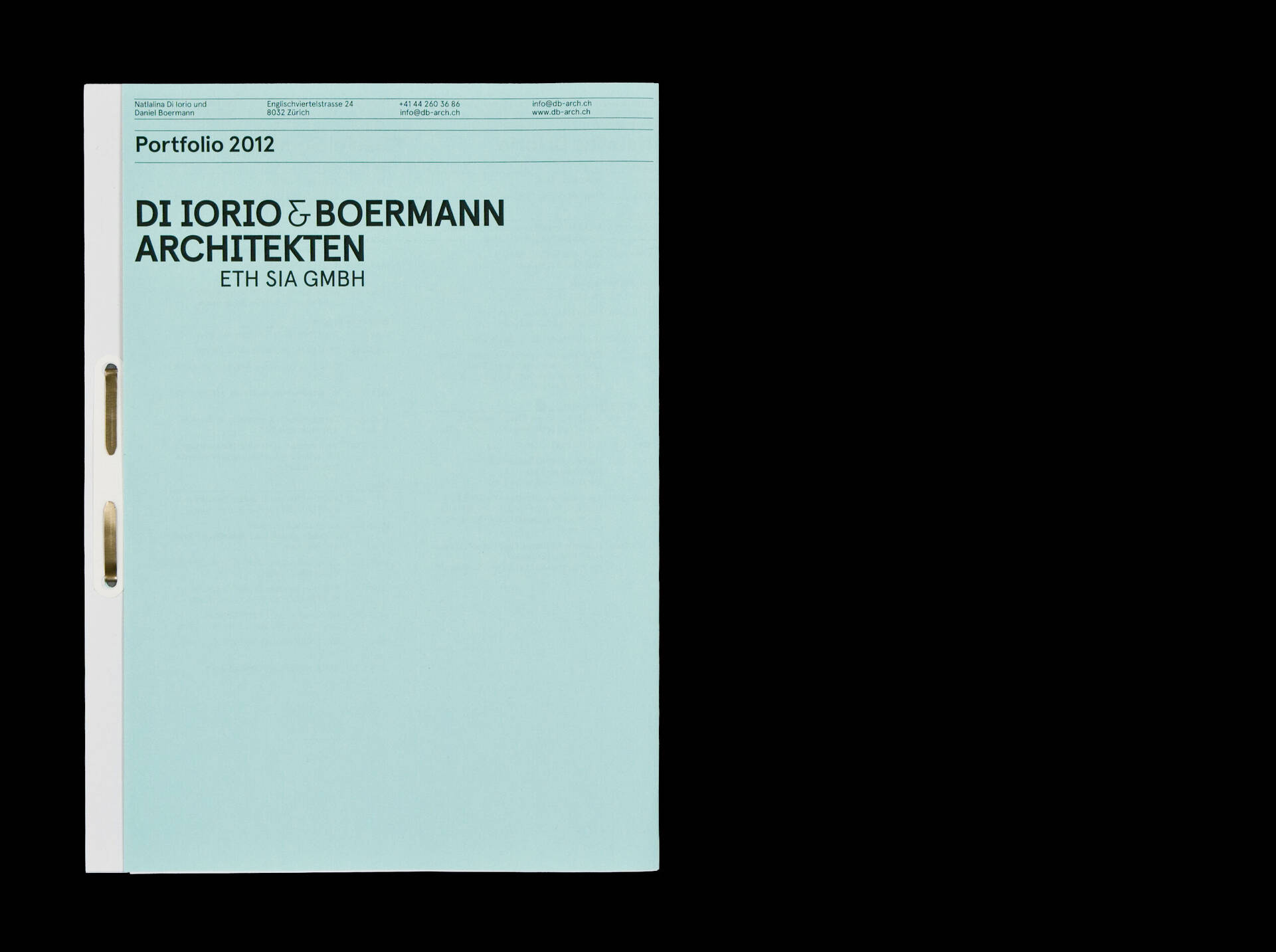 Visuelle Identit&auml;t &raquo;Di Iorio & Boermann Architekten&laquo;