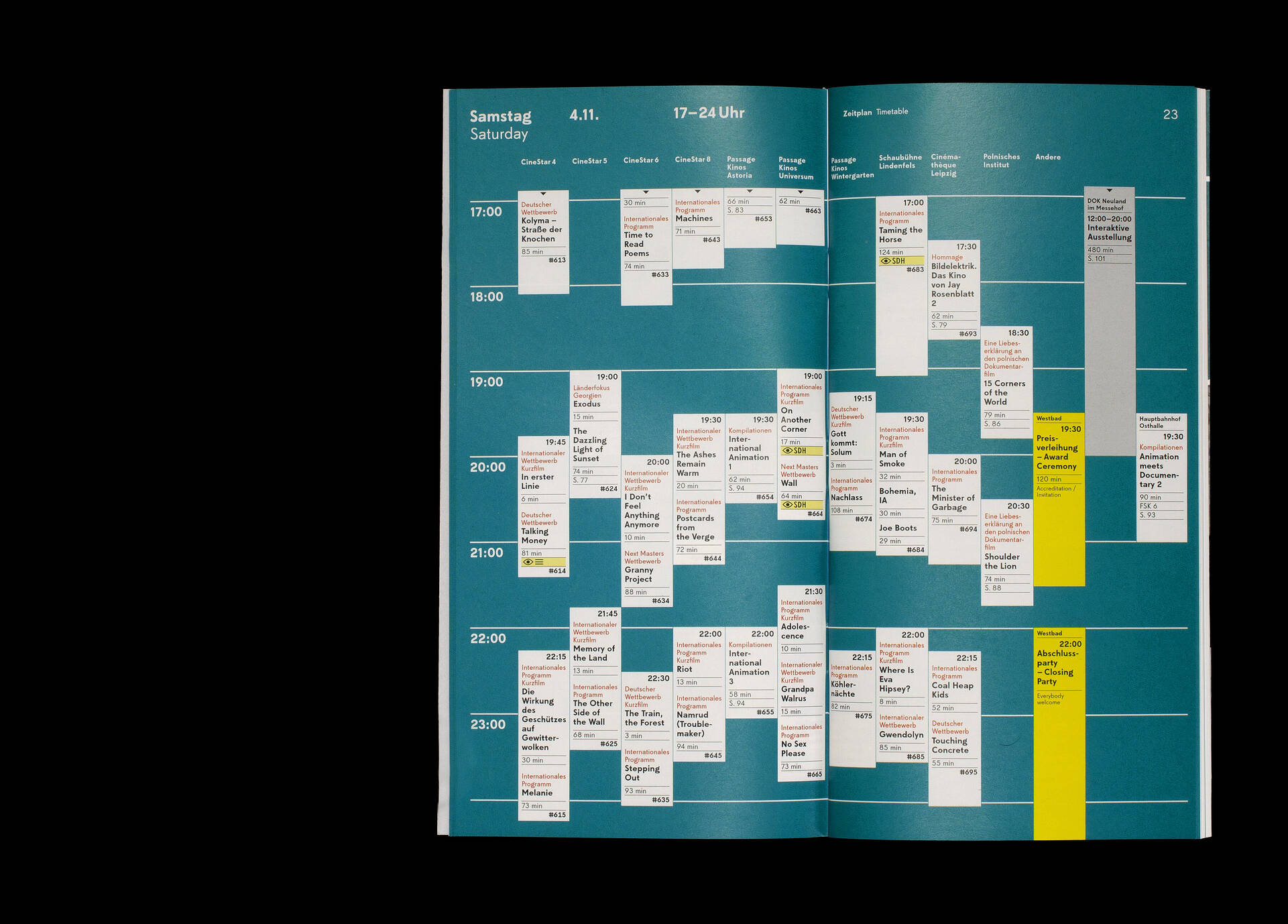 Key Visual und Visuelle Identit&auml;t DOK Leipzig 2017