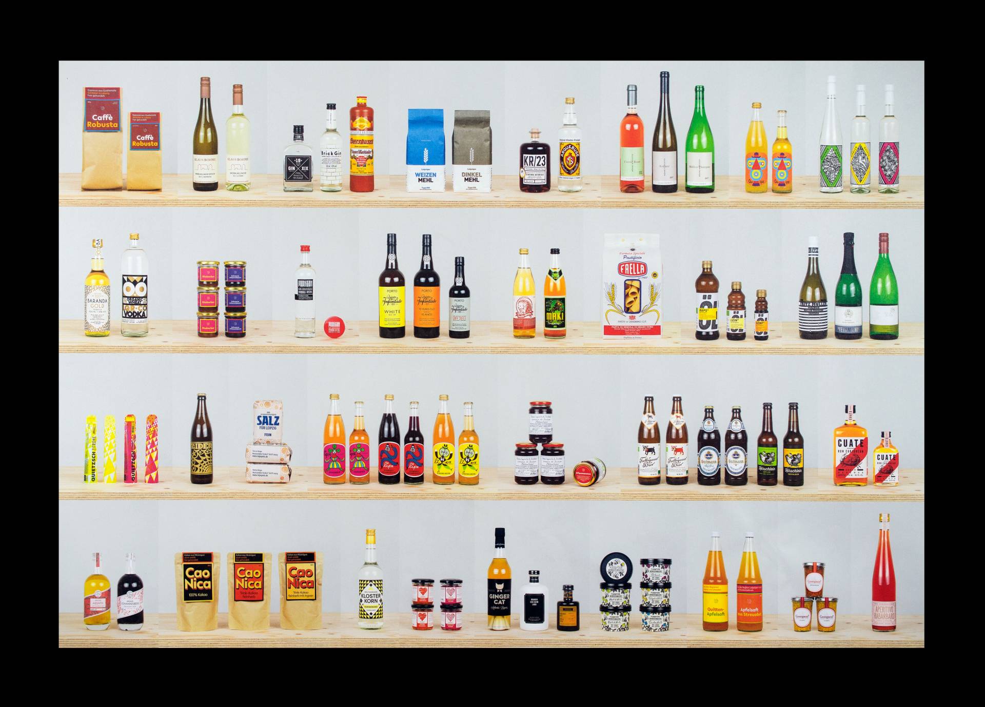 Visuelle Identität für Egenberger Lebensmittel, Leipzig