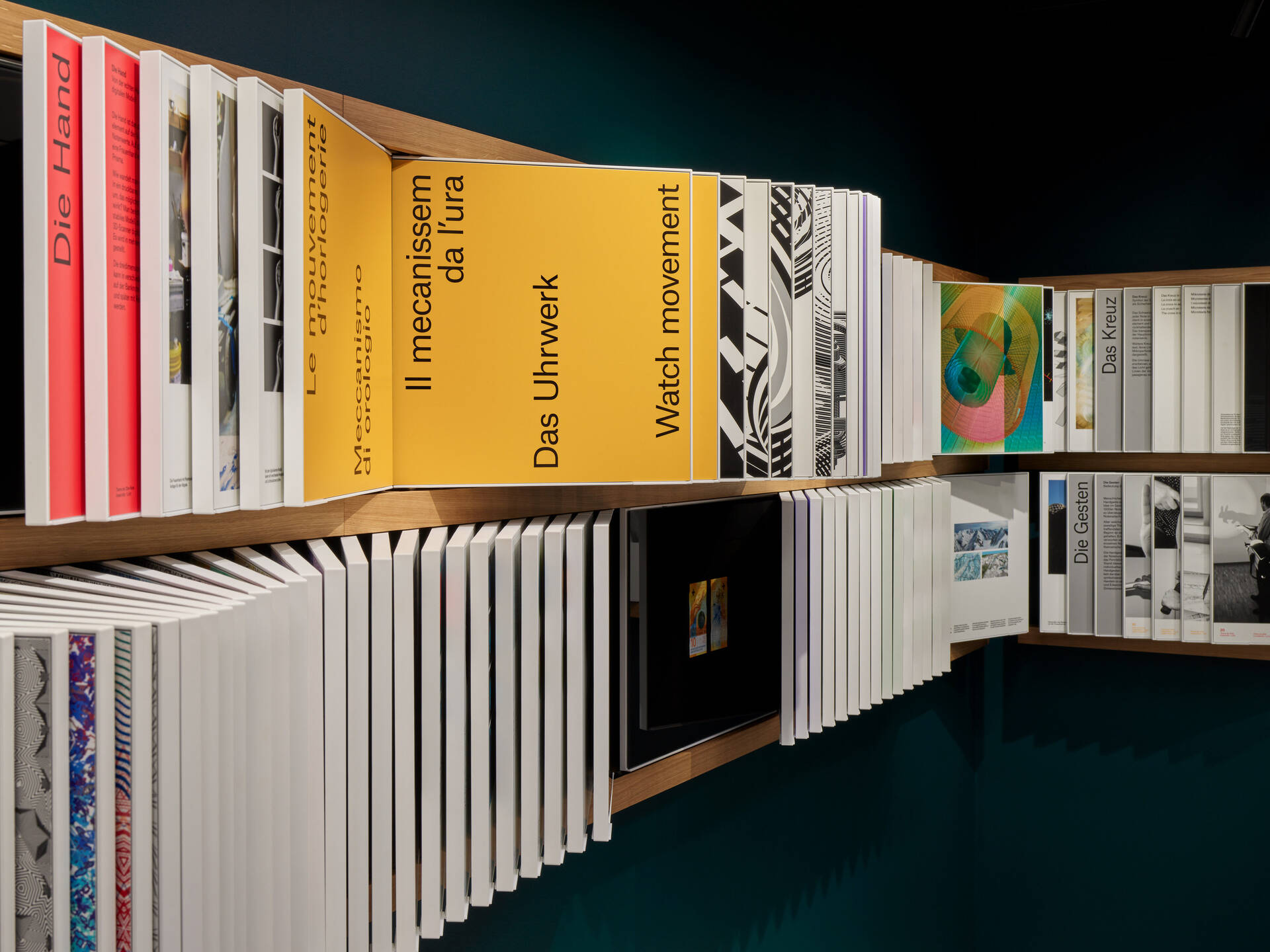 Ausstellungsgrafik &raquo;Die neue schweizerische Banknotenserie&laquo; im Forum SNB der Schweizerischen Nationalbank, Z&uuml;rich