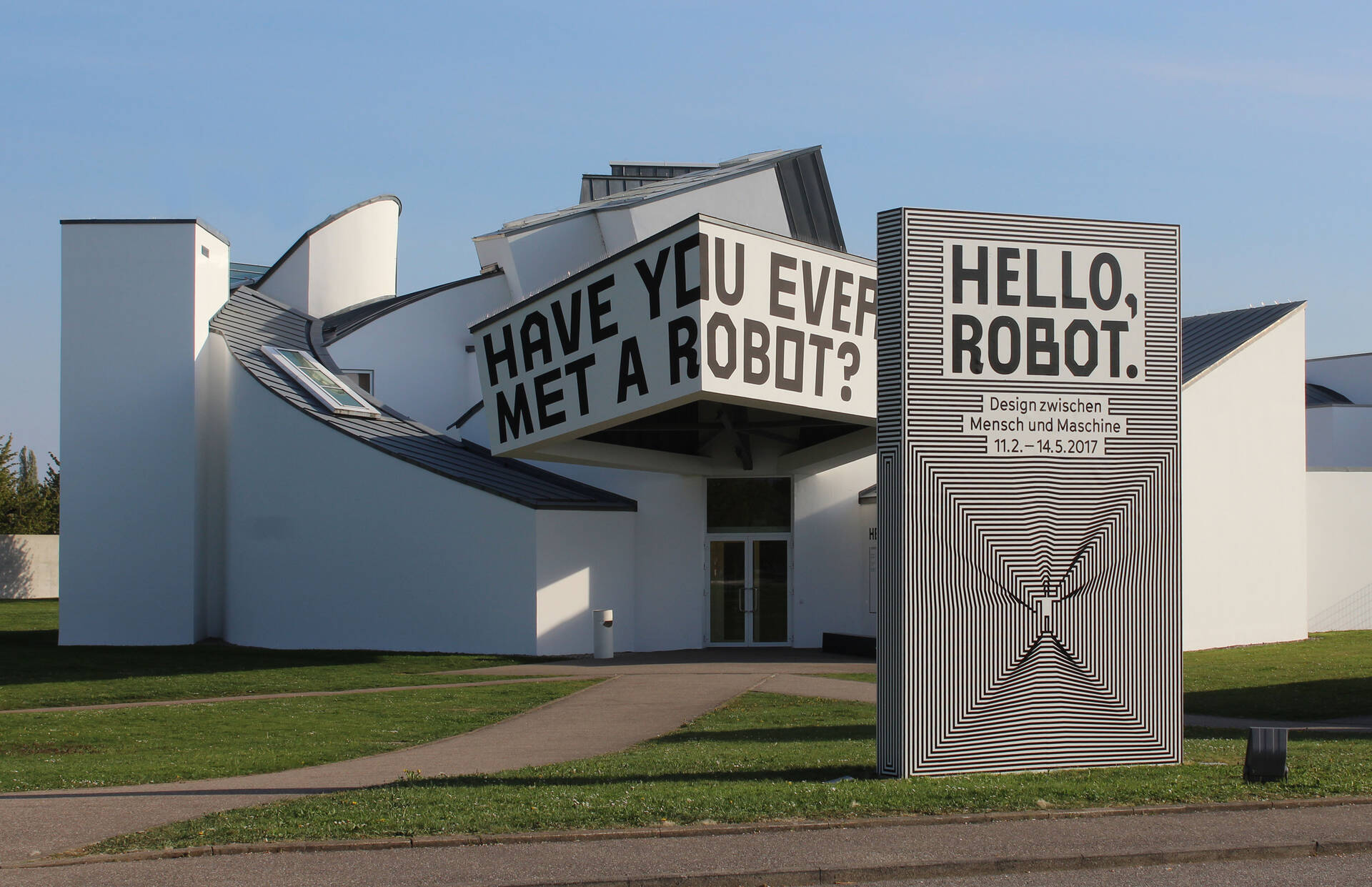 Ausstellungsgrafik &raquo;Hello, Robot &ndash; Design zwischen Mensch und Maschine&laquo; f&uuml;r das Vitra Design Museum, Weil am Rhein