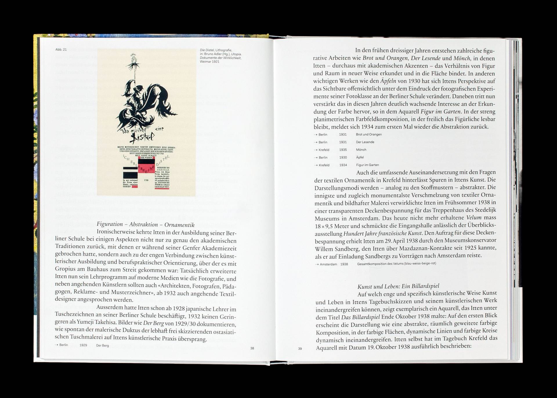 Katalog zur Ausstellung »Johannes Itten – Kunst als Leben« für das Kunstmuseum Bern