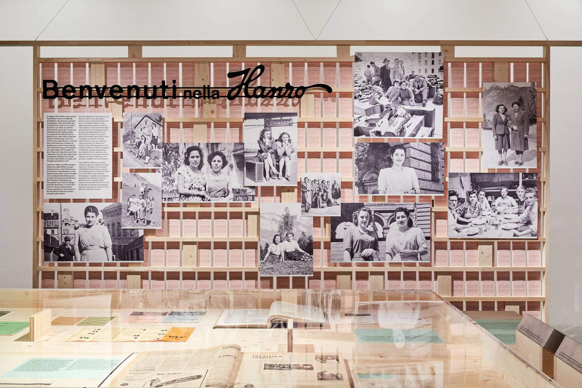 Ausstellungsgrafik &raquo;Magnet Basel &ndash; Migration im Dreil&auml;ndereck&laquo; f&uuml;r das Team Stratenwerth, Basel