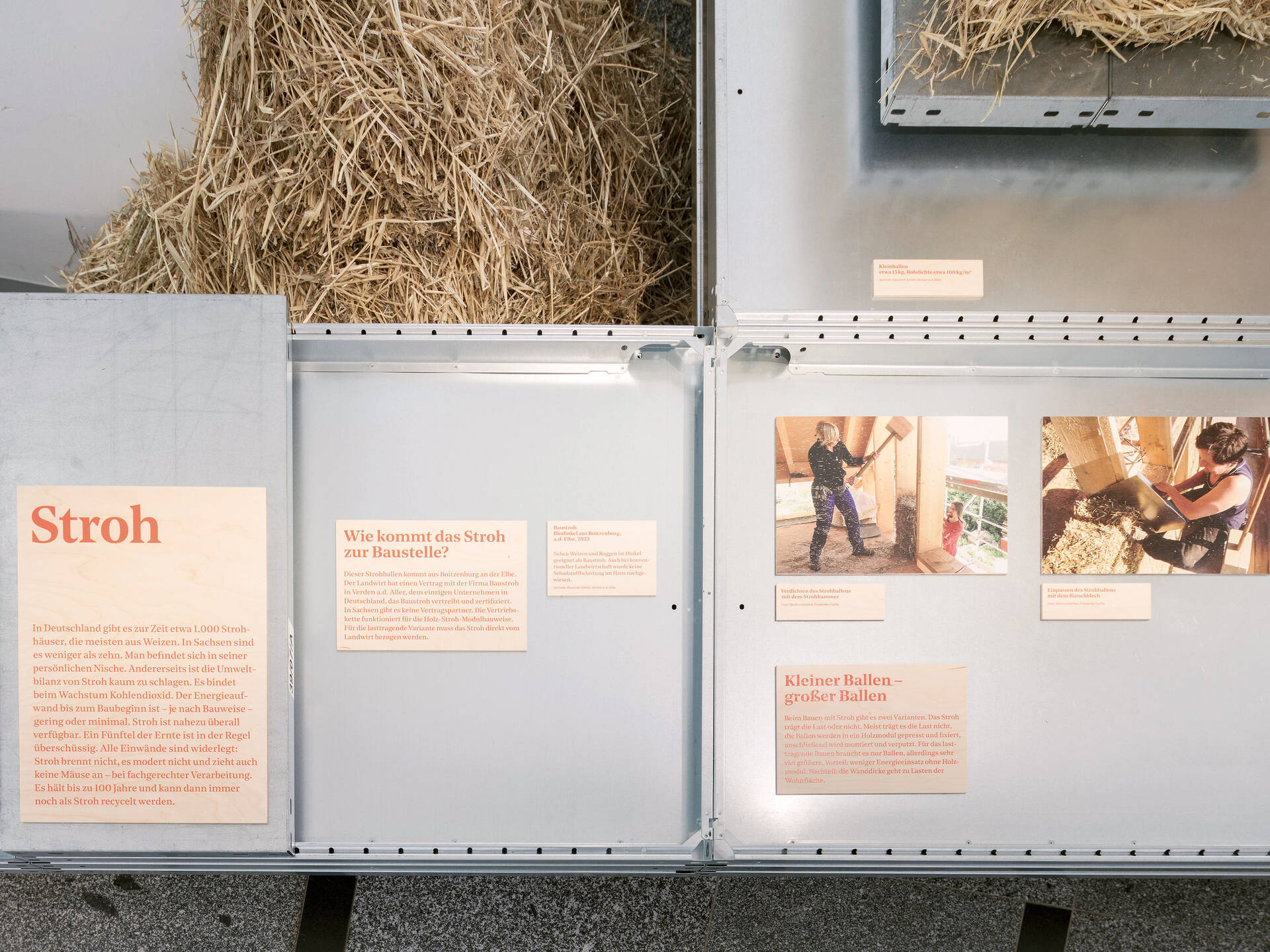 Ausstellungsgrafik &raquo;Marktreif! Regionale Baustoffe f&uuml;r eine nachhaltige Bauweise&laquo; f&uuml;r das ZfBK &ndash; Zentrum f&uuml;r Baukultur Sachsen, Dresden