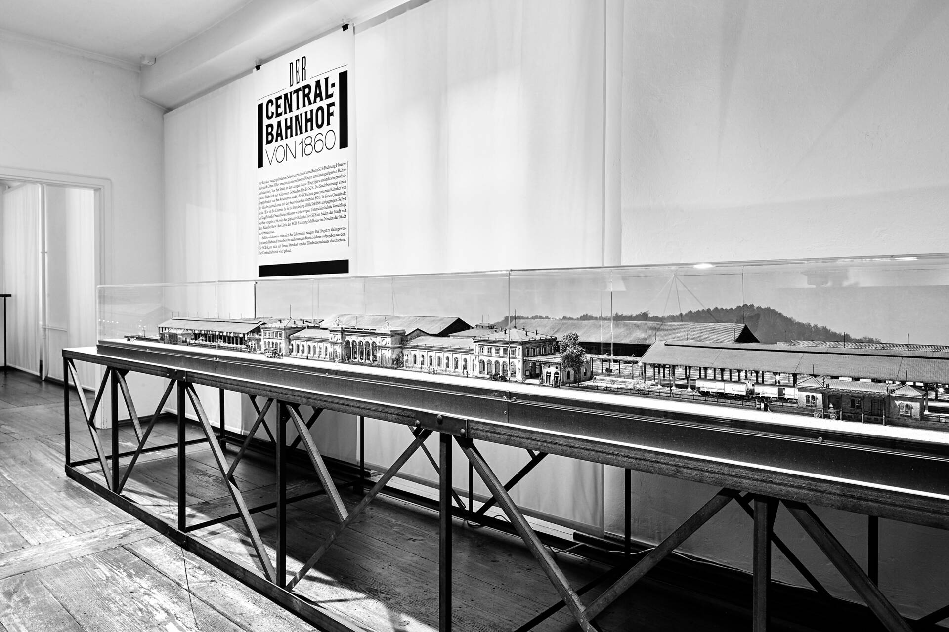 Ausstellungsgrafik &raquo;Mit Volldampf nach Basel&laquo; f&uuml;r das Museum Kleines Klingental, Basel