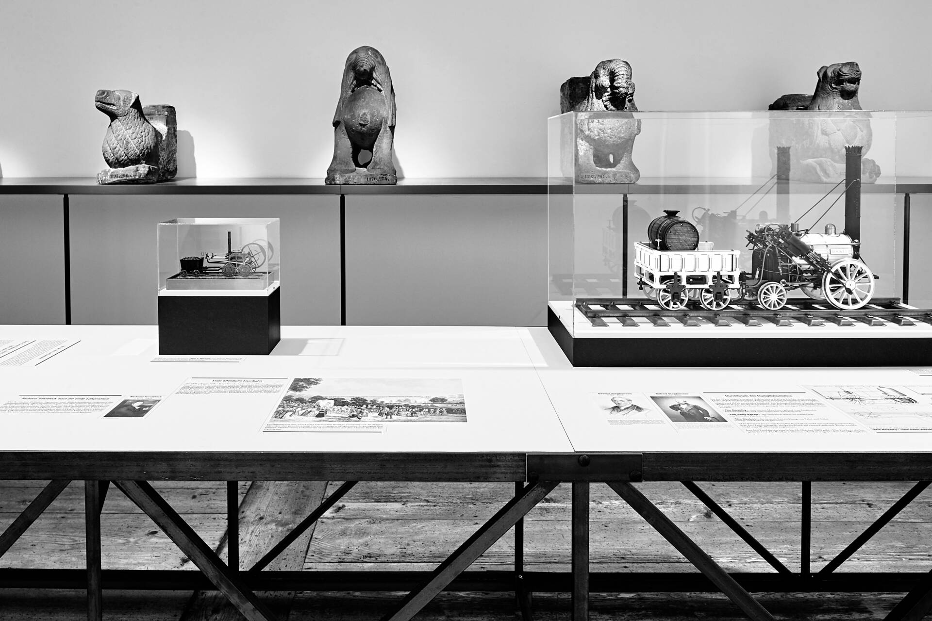 Ausstellungsgrafik &raquo;Mit Volldampf nach Basel&laquo; f&uuml;r das Museum Kleines Klingental, Basel