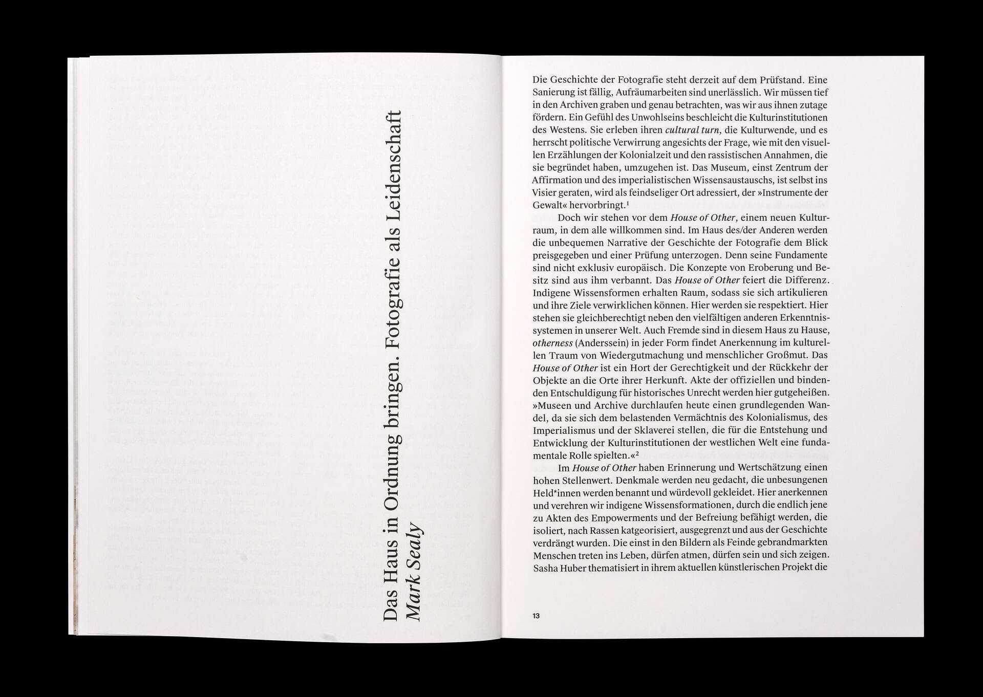 Publikation zur Ausstellung &raquo;Trace &ndash; Formations of Likeness | Fotografie und Video aus The Walther Collection&laquo; f&uuml;r das Haus der Kunst, M&uuml;nchen