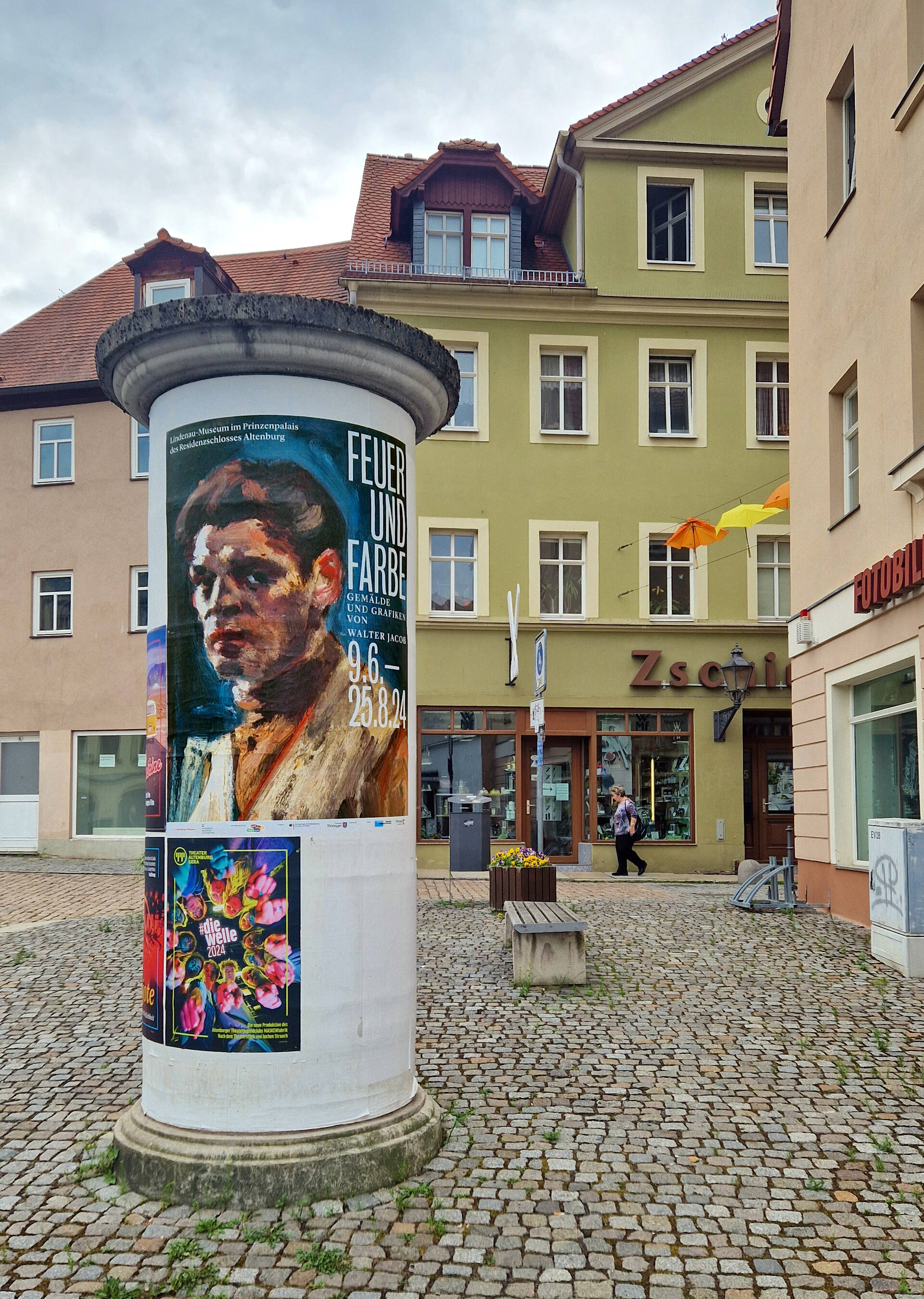 Visuelle Identit&auml;t &raquo;Feuer und Farbe &ndash; Gem&auml;lde und Grafiken von Walter Jacob&laquo; f&uuml;r das Lindenau-Museum Altenburg